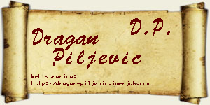 Dragan Piljević vizit kartica